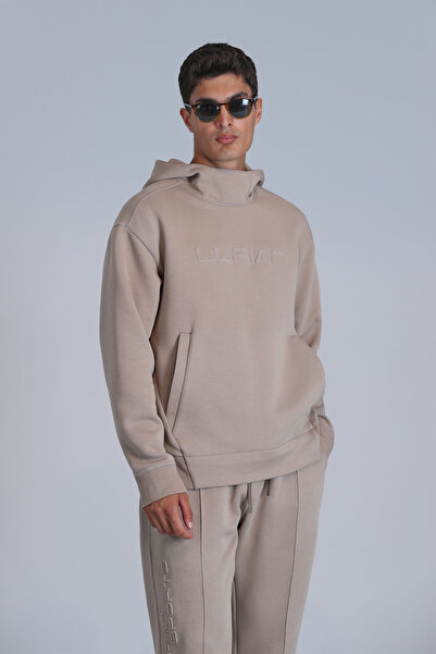 Lufian Robust Erkek Sweatshirt Bej
