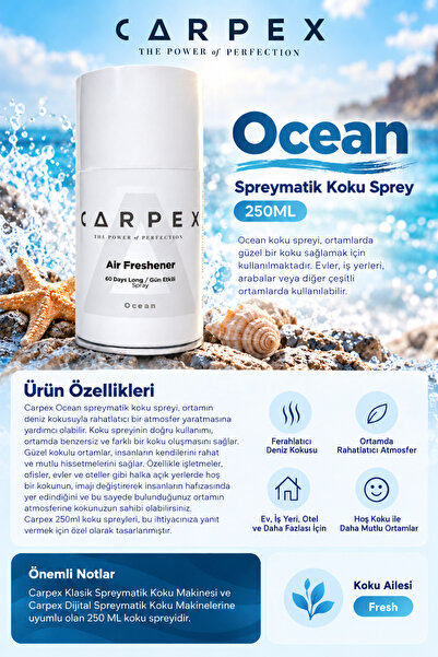 Carpex Ocean Spreymatik Koku Sprey 250ml