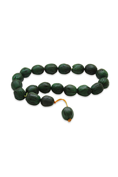 Tesbihane Natural Cut Green Color Scented Andız Tree Efe Rosary with System