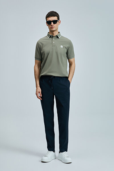 Lufian Marco Smart Erkek Chino Pantolon Slim Fit Lacivert