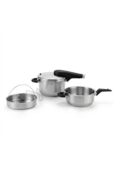 WMF Perfect Premium 07-9545-6040 Düdüklü Tencere 4,5+3 L + Buhar Aparatı