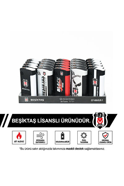 Beşiktaş Lisanslı Jet Taraftar Çakmak 25'li Stant