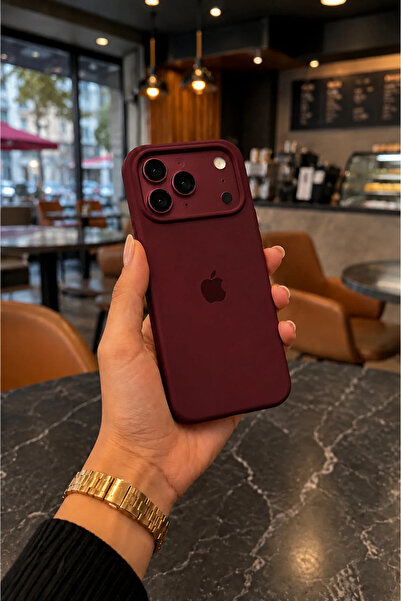 CaseKİdükkan iPhone 17 ve 18 Pro Max Uyumlu Içi Kadife Lansman Premium Kılıf