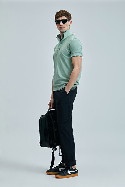 Lufian Vernon Smart Men's Polo T-Shirt Light Green