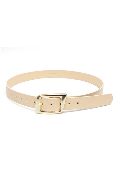marisha Women's Gold Buckle Belt Casual Combination Pants Dress Belt