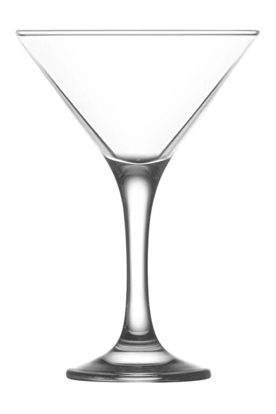 LAV Misket Cam Kokteyl Bardağı 6'lı 175 ml Ayaklı (Kokteyl Bardağı, Tatlı Ser...