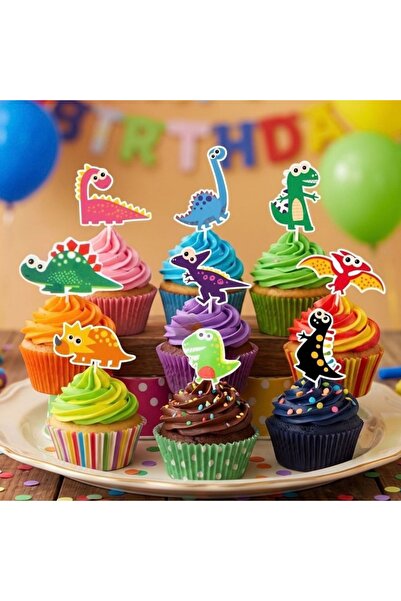 Gift Design Topper pentru tort Model Dino Party