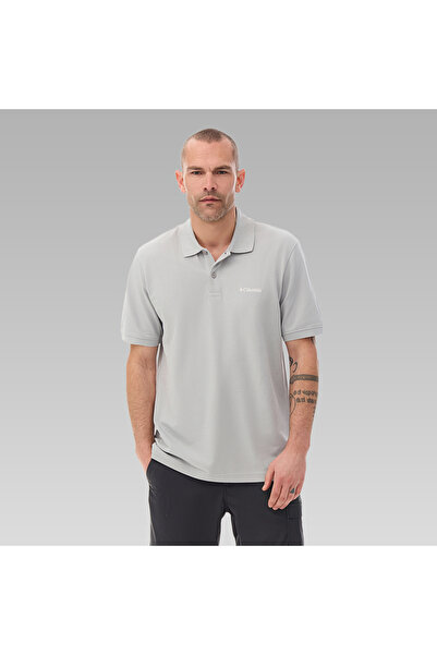 Columbia Erkek Gri Cs0214 M Cascade Range Solid Polo Ii Polo Tshirt 9180091-019