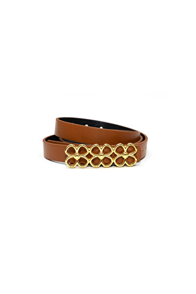 marisha Gold Buckle Women's Belt – Matching with Dresses and Pants
