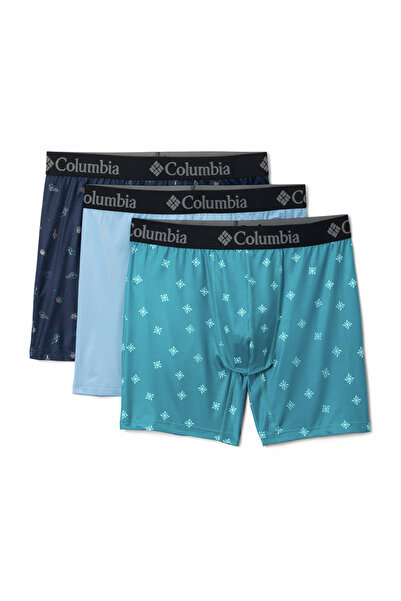 Columbia Performance Stretch Printed 3'lü Erkek Boxer