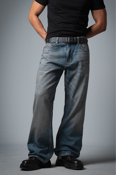 GRJ denim Ανδρικό τζιν παντελόνι North Blue Flare