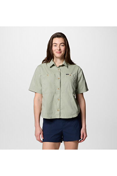 Columbia Brea Falls Woven Kadın Kısa Kollu Gömlek