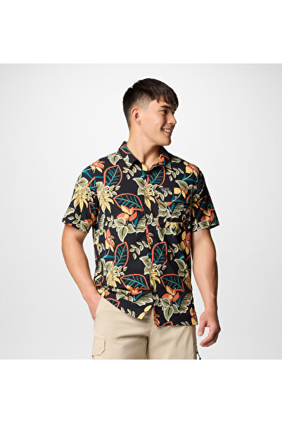 Columbia Tech Trail Utility Printed Woven Erkek Kısa Kollu Gömlek