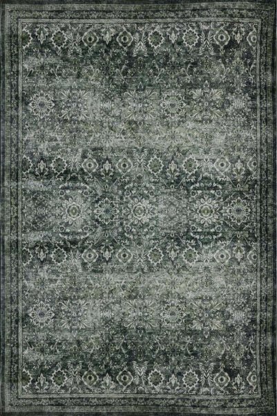 Al Kaffary Carpet سجادة نورينا الخضراء الكلاسيكية من الألكافاري بتصميم عصري ف...