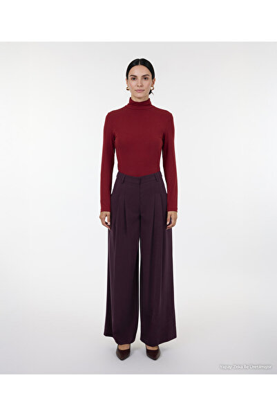 Yargıcı Wide Leg Regular Waist Pants