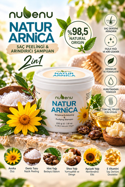 NUBENU Naturarnica Scalp Peeling and Purifying Shampoo