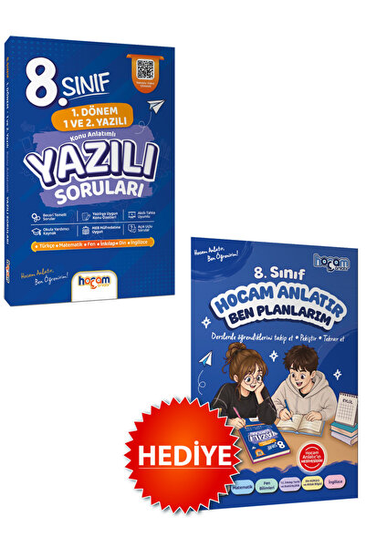 Hocam Anlatır 8. Sınıf Konu Anlatımlı Yazılı Soruları Tamamı Video Çözümlü-He...