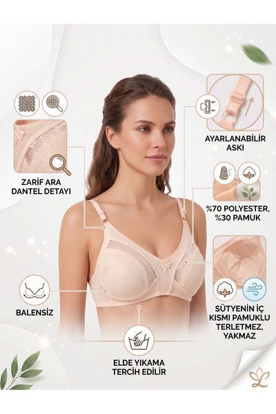 EBRULİ LİNGERİE Σουτιέν Συσφιγκτικό Lez με Δαντέλα