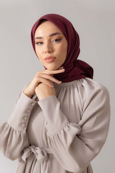 Silk Home Düz Renk Twill Eşarp