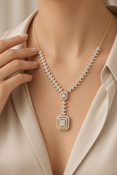 XUPING JEWELRY Style Pearl/Xuping Jewelry Baget Model Necklace