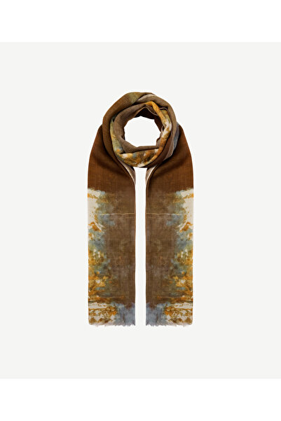 Yargıcı Abstract Patterned Wool Shawl