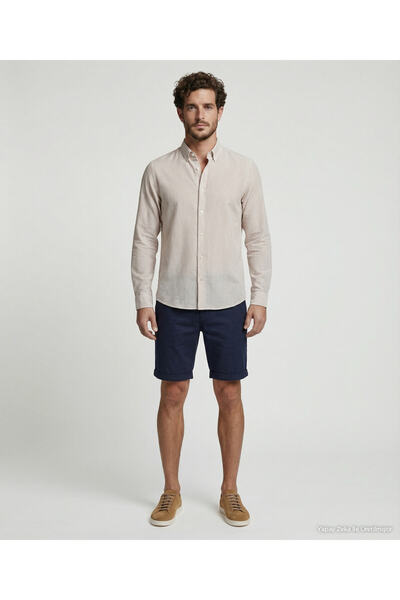 Yargıcı Regular Shirt Collar Long Sleeve Shirt
