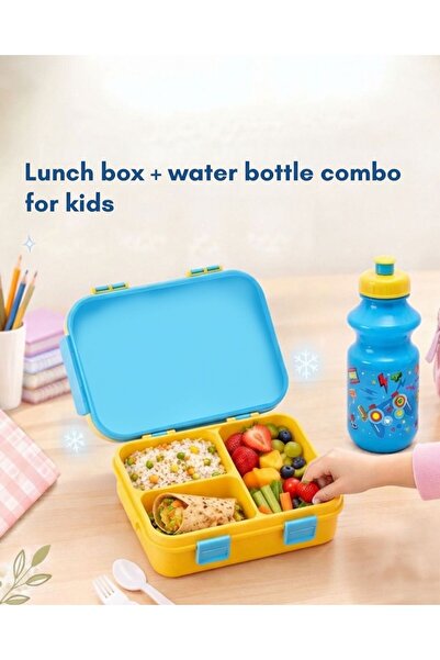 View star Kids Lunch Box Combo with Water Bottle & Protective Cover – Leakpro...