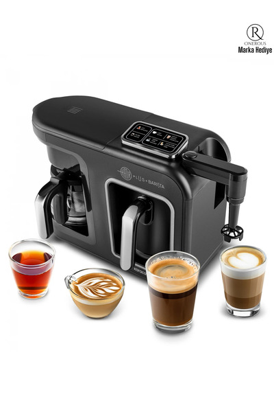 Karaca 6 in 1 Hatır Barista Cappuccino ve Közde Türk Kahvesi Makinesi