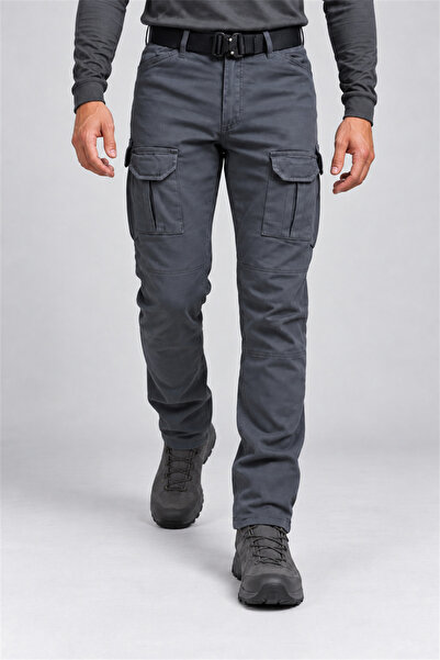 Polviton Γκρι ανδρικό παντελόνι Cargo Tactical Outdoor Combat Pocket