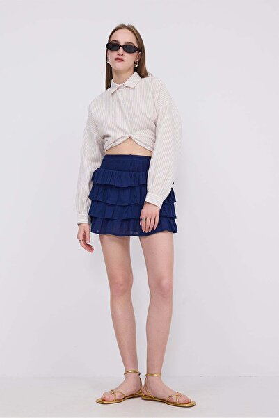 Addax Frilly Mini Skirt E17027-L1