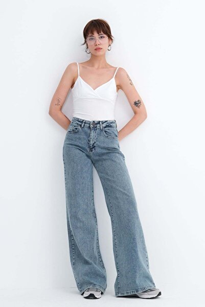 Addax Pocketed Jean Trousers Pn1103