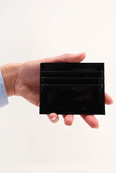 Addax Patent Leather Mini Card Holder Czdn128-F9