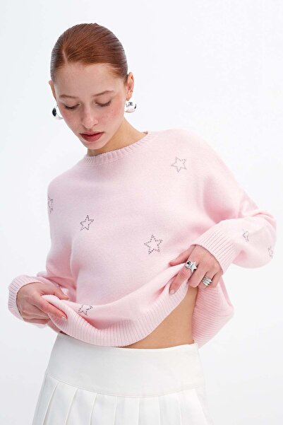 Addax Star Stone Knitwear Sweater K3504