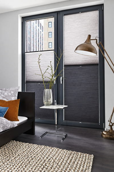 TREND STOR PERDE Plise Gece Gündüz Katlanır Cam Balkon Perdesi - Ofis Perdesi...