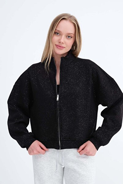 Addax Silvery Fleece-Lined Sweatshirt H12705