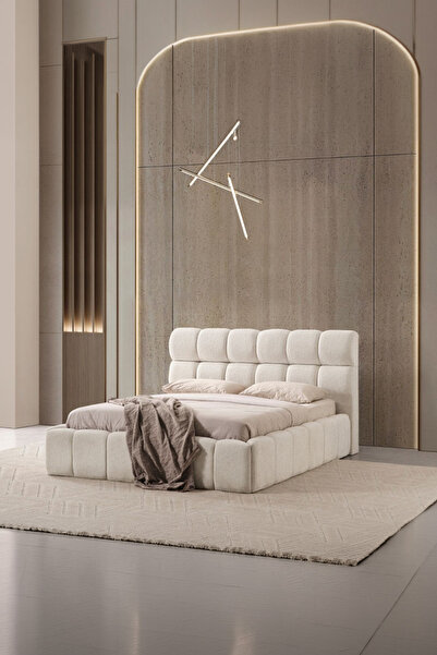 İYENA HOME LİVİNG Puffy Çift Kişilik Modern Karyola 160 x 200 cm