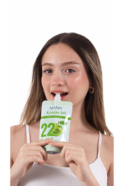 Namy Konjac Jöle Yeşil Elma Aromalı Düşük Kalorili Atıştırmalık 120g