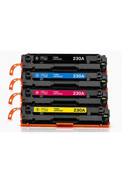 Generic KPC Compatible HP 230A Toner Cartridge Set 4 Pack W2300A W2301A W2302...