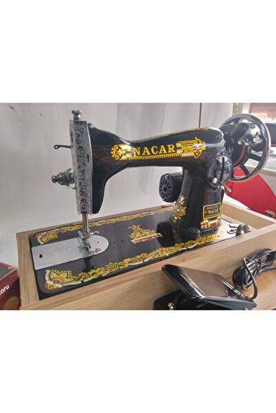 MERİÇ NOSTALJİ DİKİŞ MAKİNASİ kara kafa çanta altı ve motoru ile çalışır vazi...