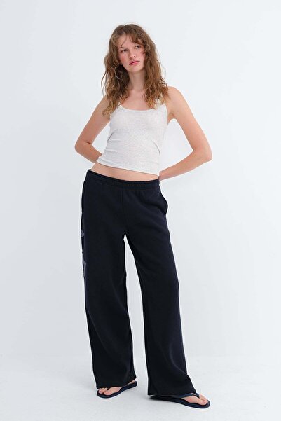 Addax Star Patterned Shawl Collar Tracksuit Eşf10732