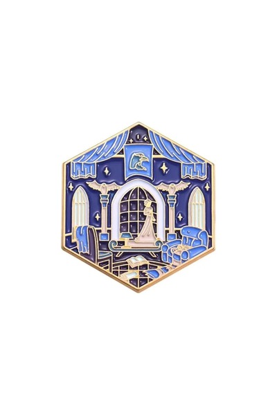 Choice1 blue Punk Magic Academy Enamel Pins Snake Badger Golden Lion Eagle Ba...