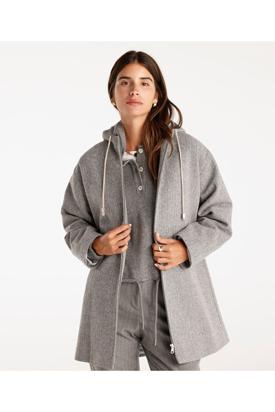 Yargıcı Fermuarlı Palto
