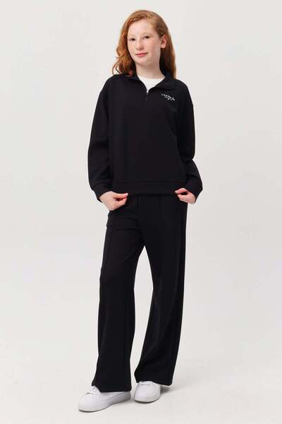 PAULMARK Girl's Elastic Waist Sweat Bottoms