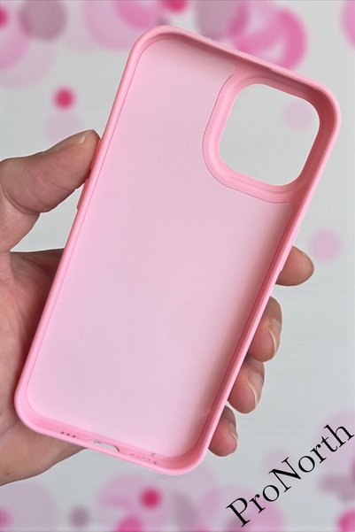 ProNorth iPhone 13-14 Compatible Case with Logo Launch Soft Velvet Inside Silicone Cover