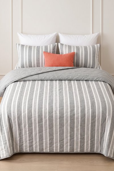CARYUM Multi-Purpose Bedspread Double Pike & Blanket