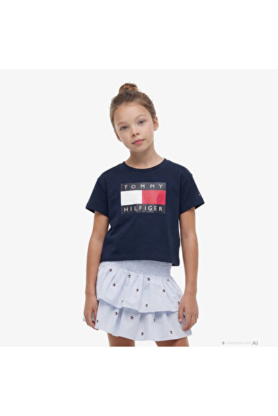 Tommy Hilfiger Heritage Çocuk Lacivert T-Shirt