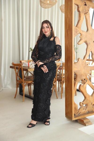 ELORA FASHION فستان ليالي بلاك 🖤