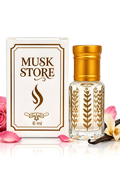 MUSK STORE ROSE VANİLYA KOKUSU esans alkol içermeyen 6ml Tatlı ve romantik bi...