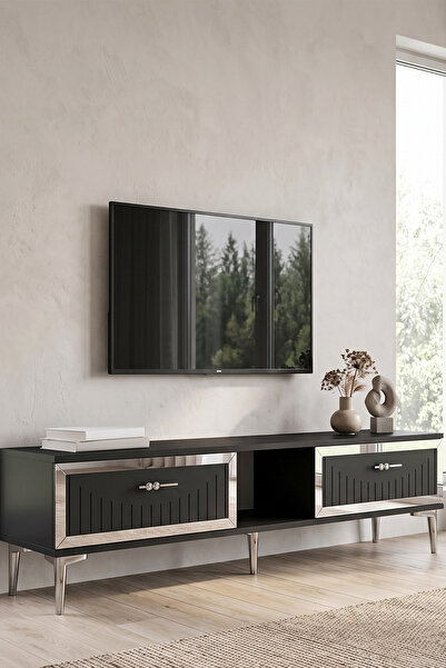 CENEYRA TSA1503AS - TUNATV150 TV STAND, TV SEHPASI ANTRASİT-SILVER 150CM