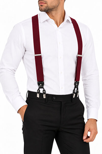ELROZO Erkek Pantolon Askısı 6 Klips Modeli